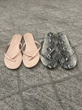 2 Pair Esprit Women’s Pink Flip Flop Sandals
